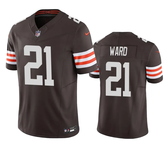 Cleveland Browns #21 Denzel Ward Brown 2023 F.U.S.E. Vapor Untouchable Limited Stitched Jersey